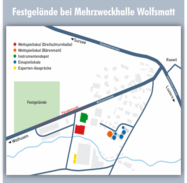 Festgelände Musiktag 2023