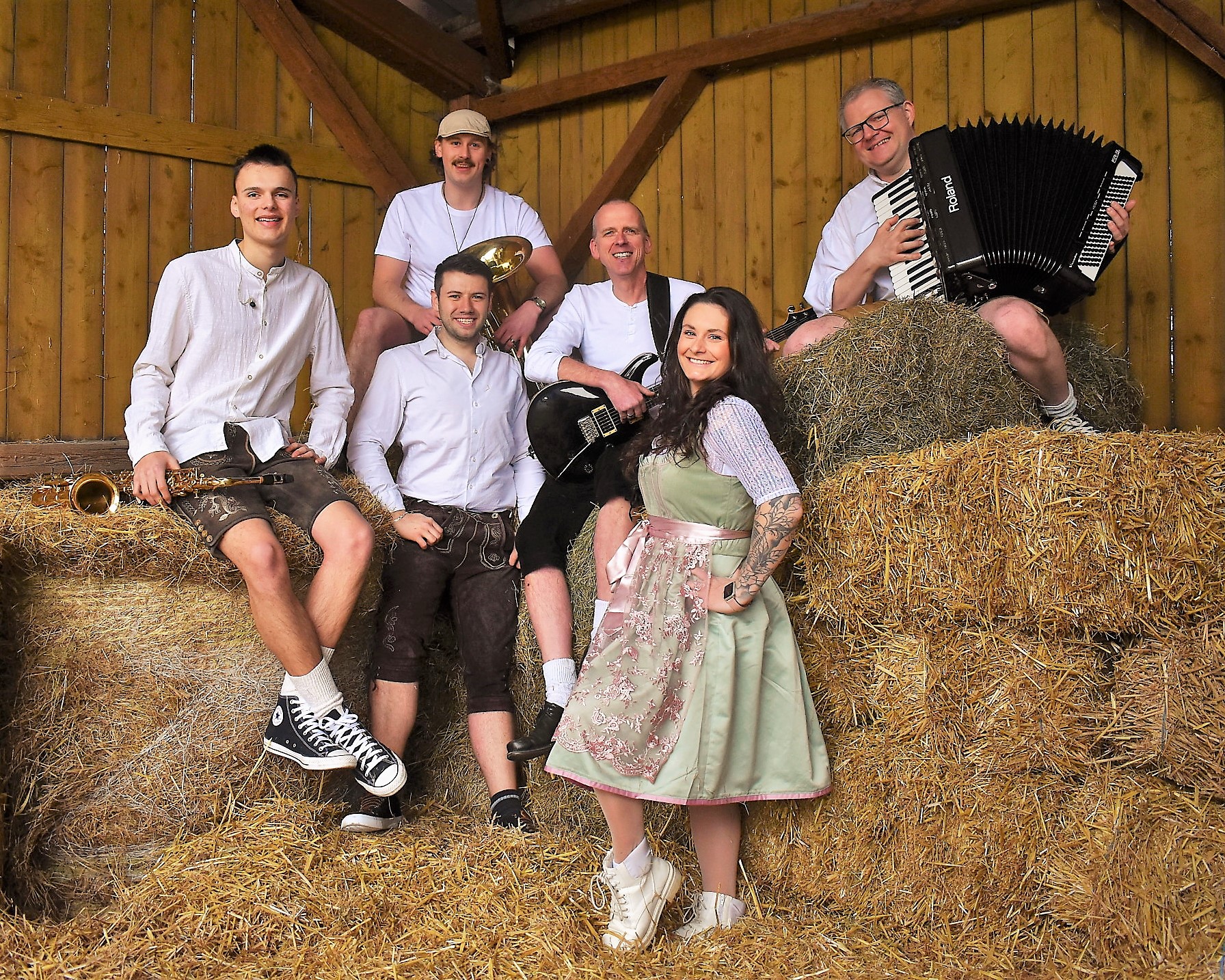 Unterhaltung Samstag 10. Juni: Die Berghirsche aus Baden-Württemberg spielen am Samstag auf der Openair Bühne des Musiktag Ruswil