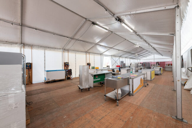 Über 1'100 Personen werden an der Veteranenehrung des LKBV verpflegt.