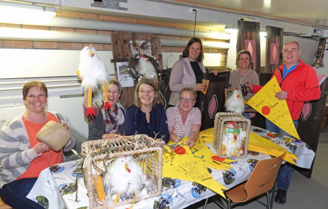 Zahlreiche kreative Ideen werden jeden Mittwoch vom Dekoteam für den Musiktag Ruswil vorbereitet.