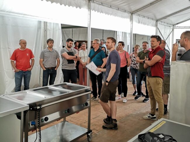 Sicherheitstechnische Begehung für den Luzerner Kantonal-Musiktag Ruswil