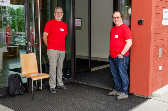 Helferinnen und Helfer am Luzerner Kantonal Musiktag Ruswil