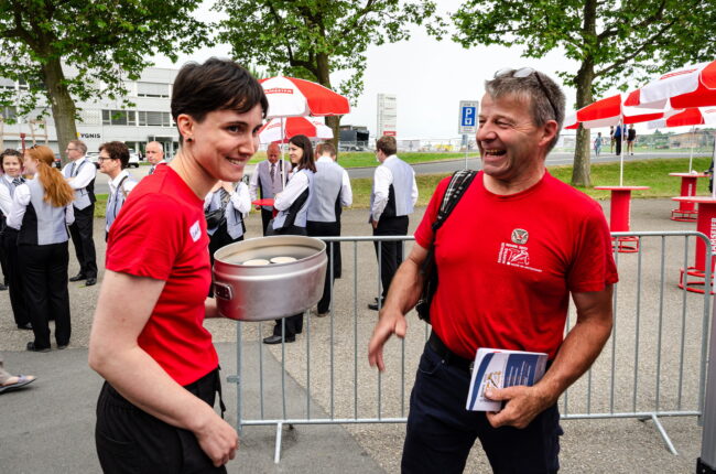 Helferinnen und Helfer am Luzerner Kantonal Musiktag Ruswil