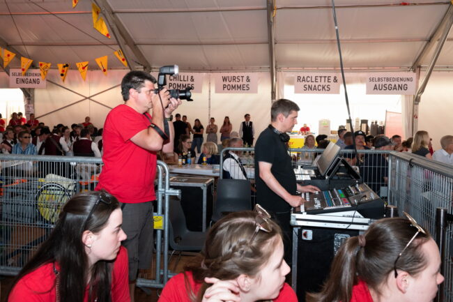 Helferinnen und Helfer am Luzerner Kantonal Musiktag Ruswil