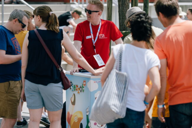 Helferinnen und Helfer am Luzerner Kantonal Musiktag Ruswil