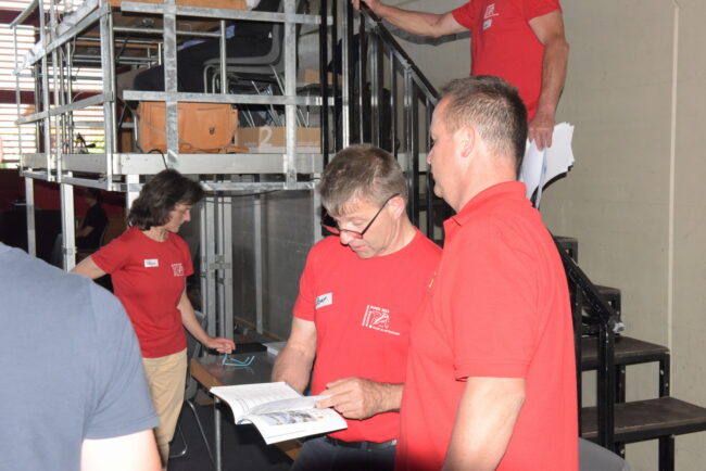 Helferinnen und Helfer am Luzerner Kantonal Musiktag Ruswil