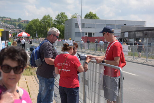 Helferinnen und Helfer am Luzerner Kantonal Musiktag Ruswil