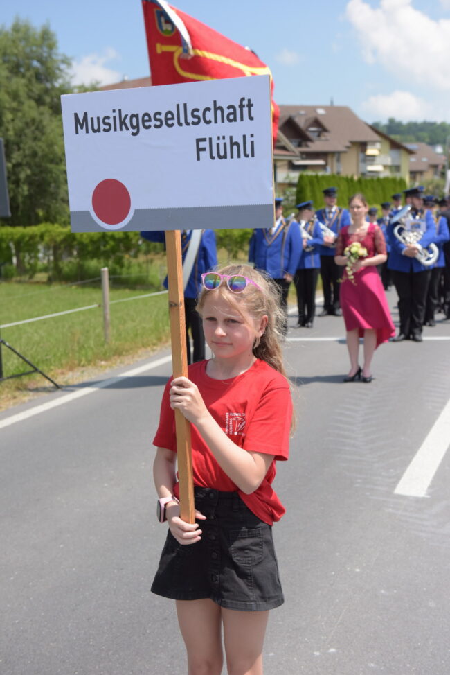 Helferinnen und Helfer am Luzerner Kantonal Musiktag Ruswil