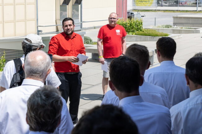 Helferinnen und Helfer am Luzerner Kantonal Musiktag Ruswil