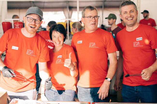 Helferinnen und Helfer am Luzerner Kantonal Musiktag Ruswil