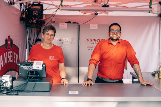 Helferinnen und Helfer am Luzerner Kantonal Musiktag Ruswil