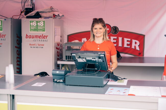 Helferinnen und Helfer am Luzerner Kantonal Musiktag Ruswil