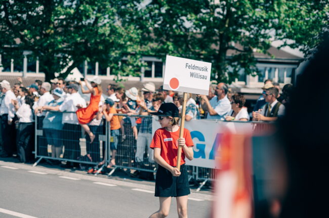 Helferinnen und Helfer am Luzerner Kantonal Musiktag Ruswil