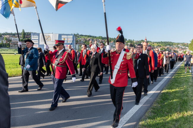 Veteranenehrung des LKBV am Luzerner Kantonal Musiktag Ruswil