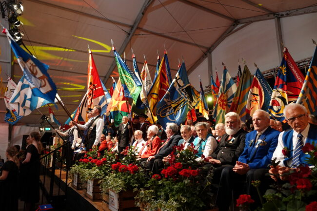 Veteranenehrung des LKBV am Luzerner Kantonal Musiktag Ruswil