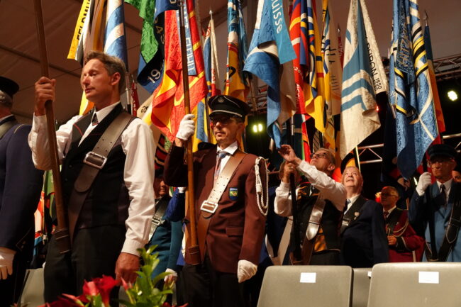 Veteranenehrung des LKBV am Luzerner Kantonal Musiktag Ruswil