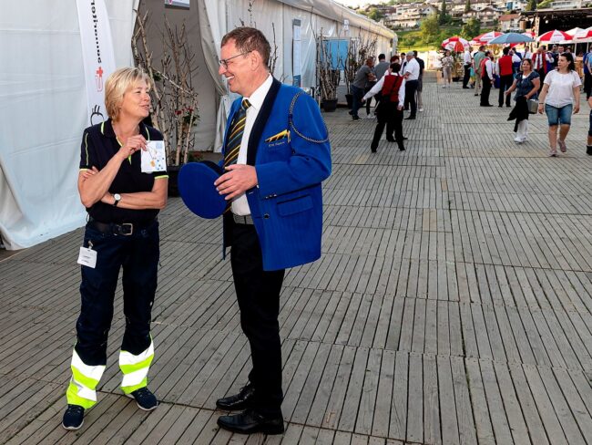 Veteranenehrung des LKBV am Luzerner Kantonal Musiktag Ruswil