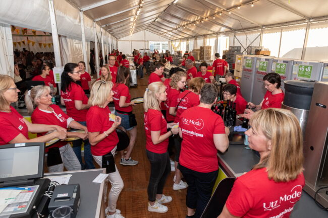 Veteranenehrung des LKBV am Luzerner Kantonal Musiktag Ruswil