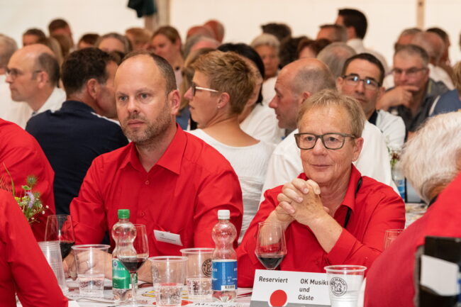 Veteranenehrung des LKBV am Luzerner Kantonal Musiktag Ruswil