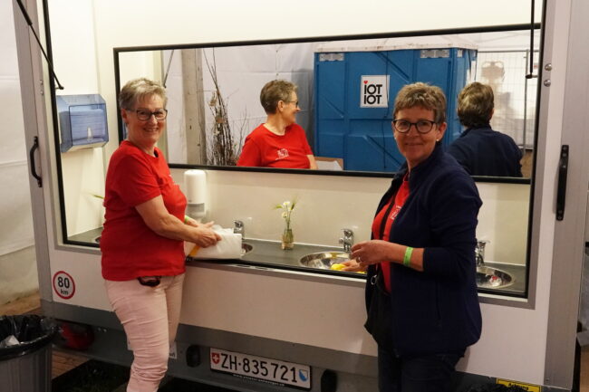 Helferinnen und Helfer am Luzerner Kantonal Musiktag Ruswil