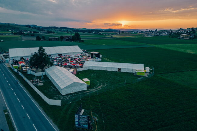Festgelände des Volksrock am Rebstock / Musiktag Ruswil