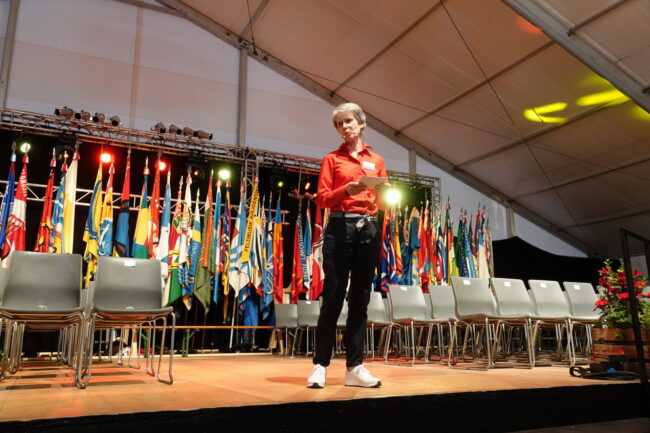 Helferinnen und Helfer am Luzerner Kantonal Musiktag Ruswil